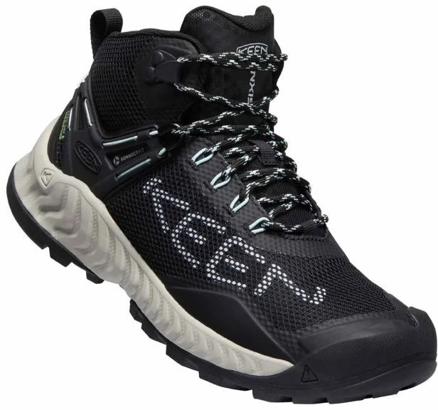 KEEN NXIS EVO MID WP JUODA/MĖLYNI STIKLINIAI W KE-1025911 batai