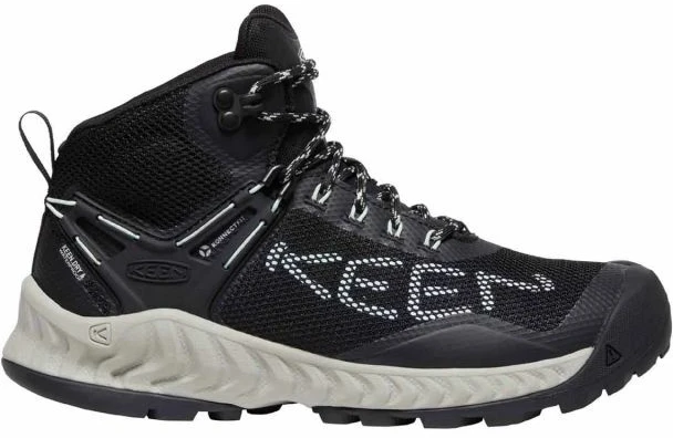 KEEN NXIS EVO MID WP JUODA/MĖLYNI STIKLINIAI W KE-1025911 batai