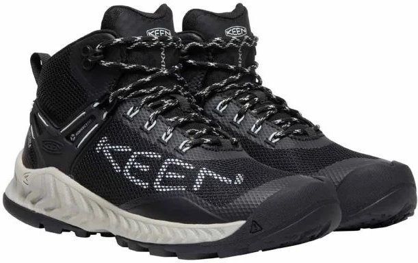 KEEN NXIS EVO MID WP JUODA/MĖLYNI STIKLINIAI W KE-1025911 batai