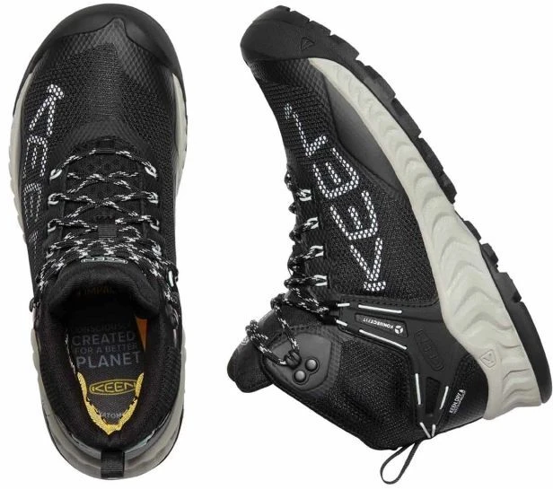 KEEN NXIS EVO MID WP JUODA/MĖLYNI STIKLINIAI W KE-1025911 batai