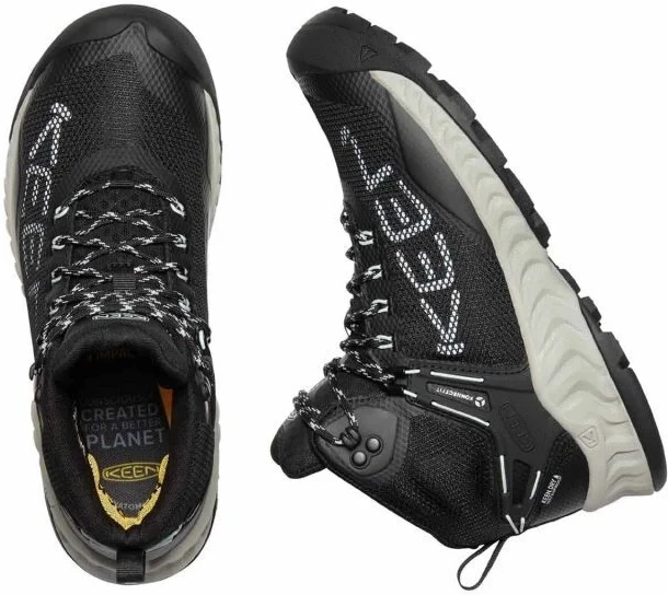 KEEN NXIS EVO MID WP JUODA/MĖLYNI STIKLINIAI W KE-1025911 batai