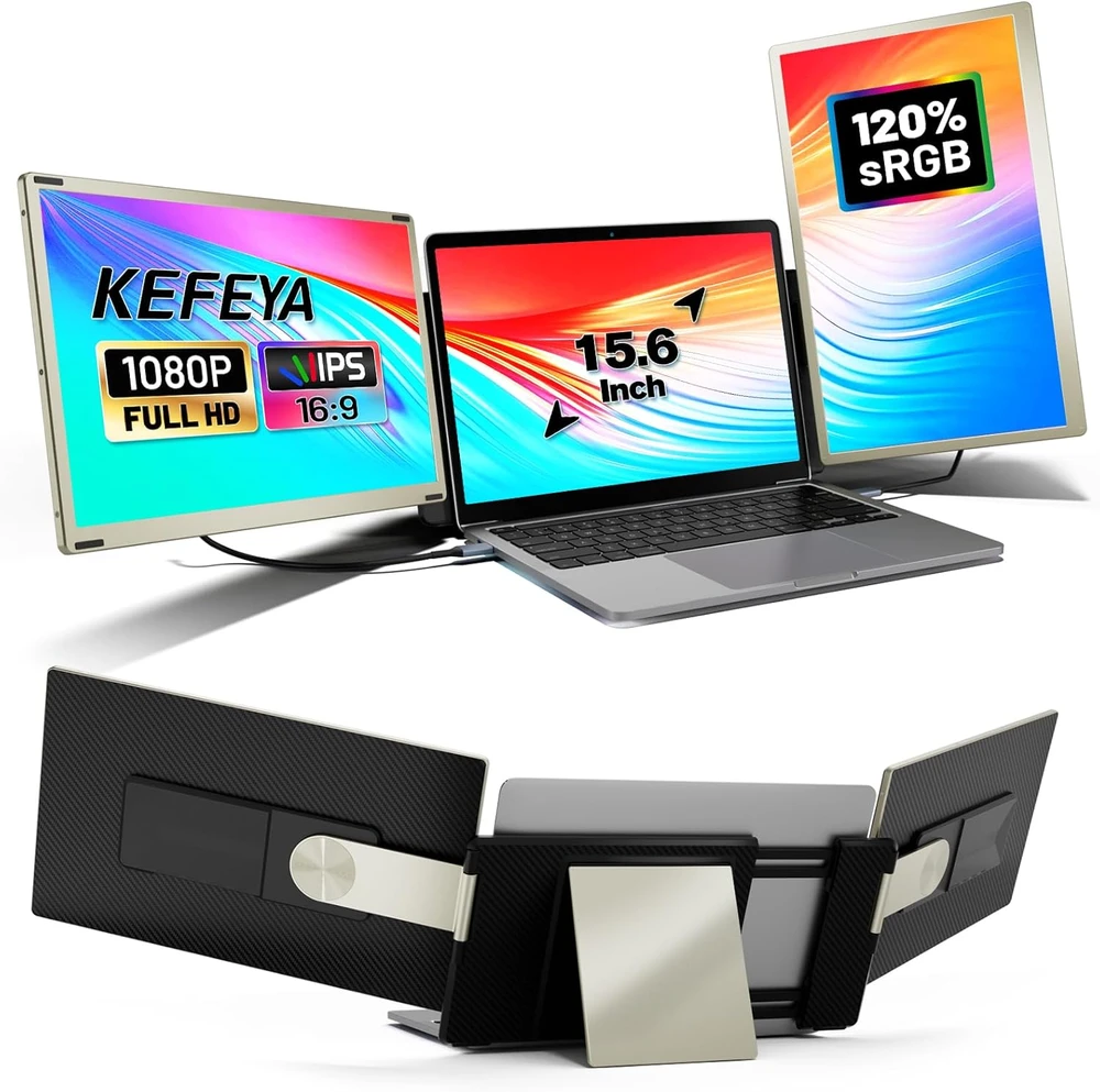 KEFEYA nešiojamasis papildomas monitorius 15,6 col. Full HD IPS, 60 Hz, S6