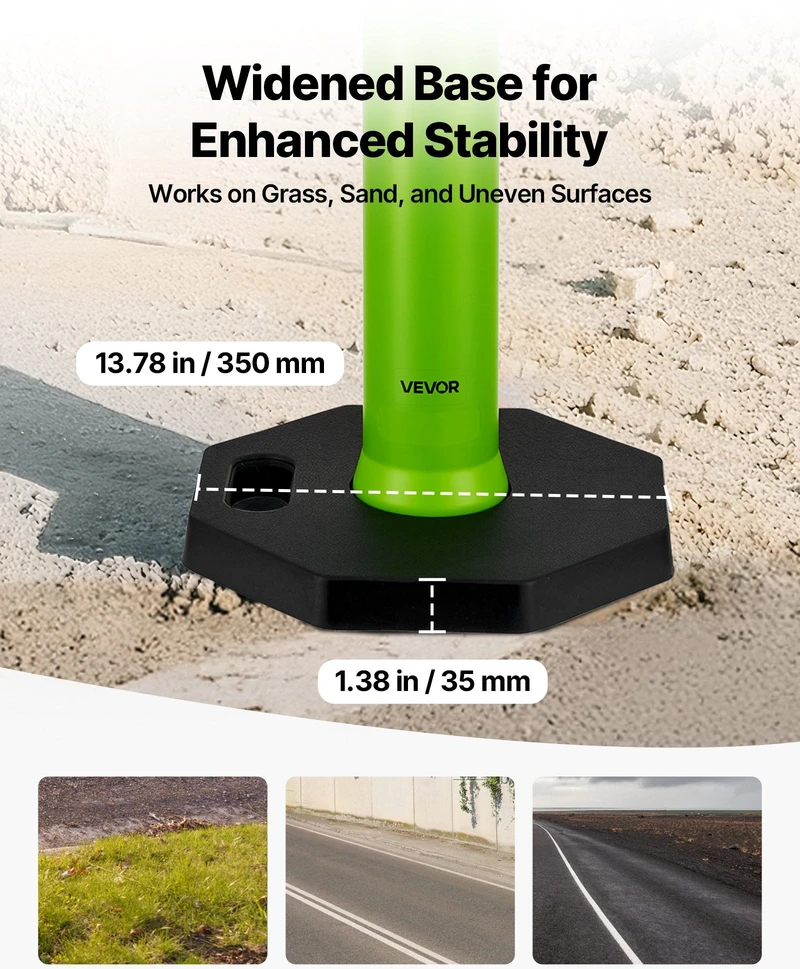 VEVOR Trys eismo atskyrimo stulpeliai 1140 mm