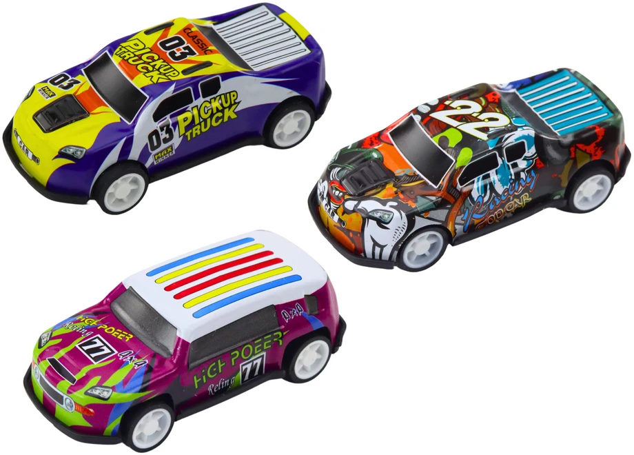 Lean Toys 25 dalių automobilių ir kelio ženklų rinkinys lagamine