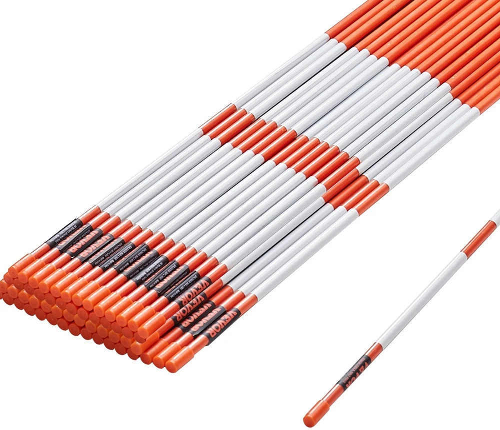 VEVOR Įvažiavimo žymekliai 50 vnt 122 cm stiklo pluošto