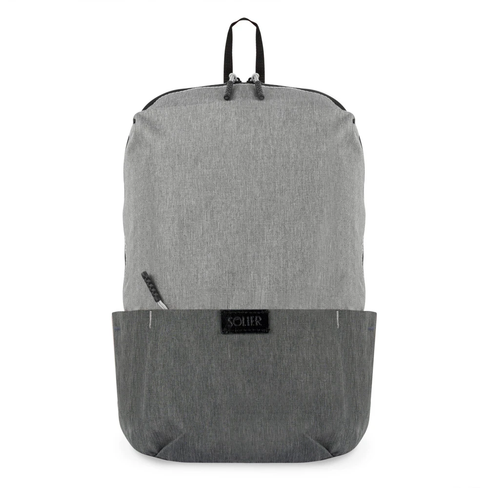 Solier Luggage Kelioninė kuprinė 9L Solier SV15 pilka + tamsiai pilka