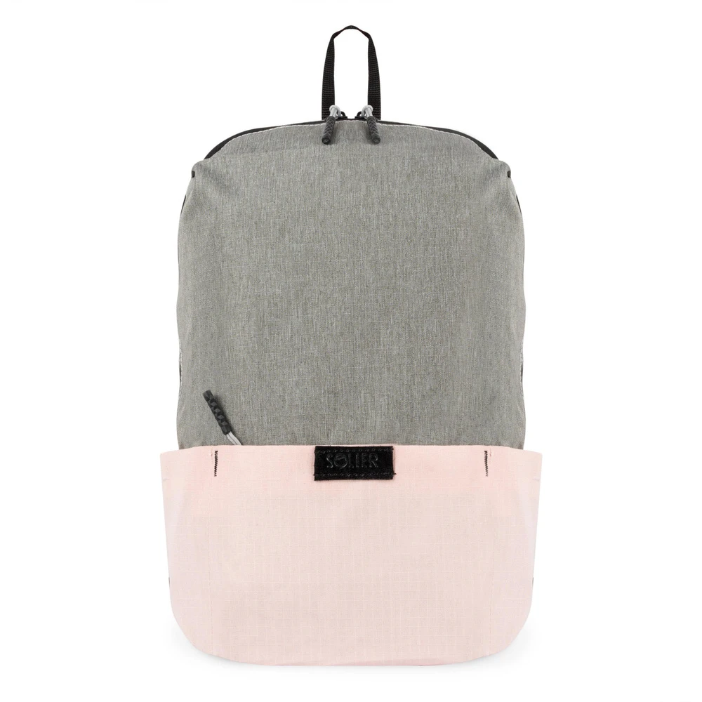 Solier Luggage Kelioninė kuprinė 9L Solier SV15 rožinė + pilka