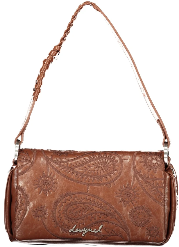 Kelioninis Brązowa torebka damska Desigual Siroco Naron Mini Flap