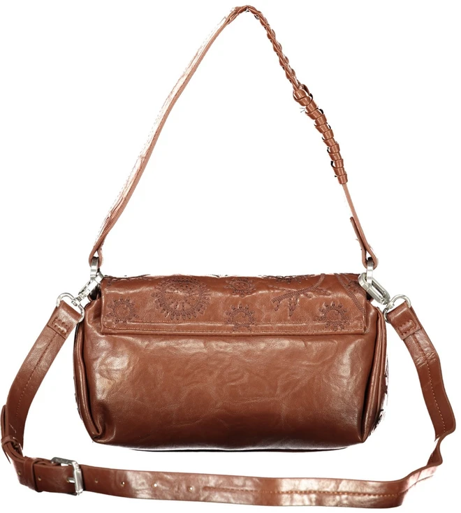 Kelioninis Brązowa torebka damska Desigual Siroco Naron Mini Flap