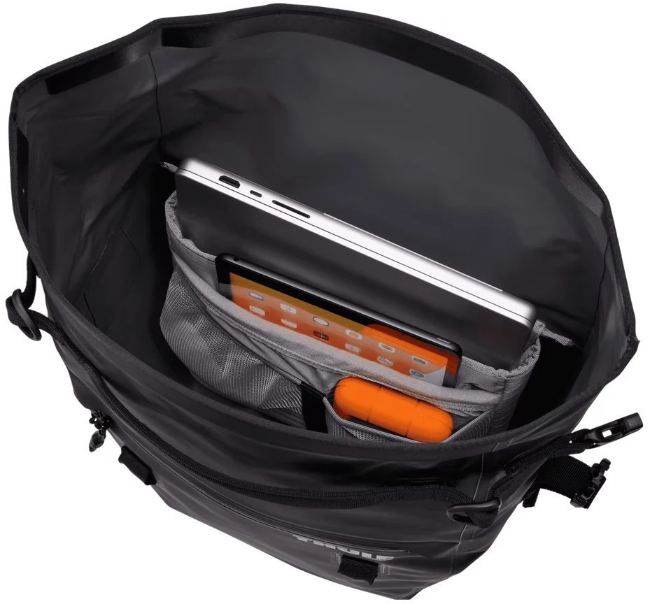 Kelioninis Dviračio bagažinės krepšys Thule Shield Commuter 22 L, juodas
