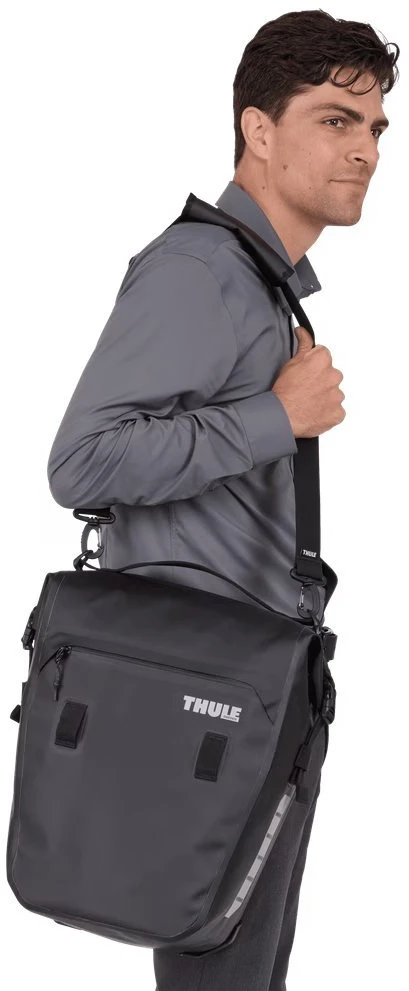 Kelioninis Dviračio bagažinės krepšys Thule Shield Commuter 22 L, juodas