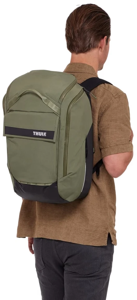Kelioninis Dviračio krepšys-kuprinė Thule Paramount Hybrid 26 l, šviesiai žalias