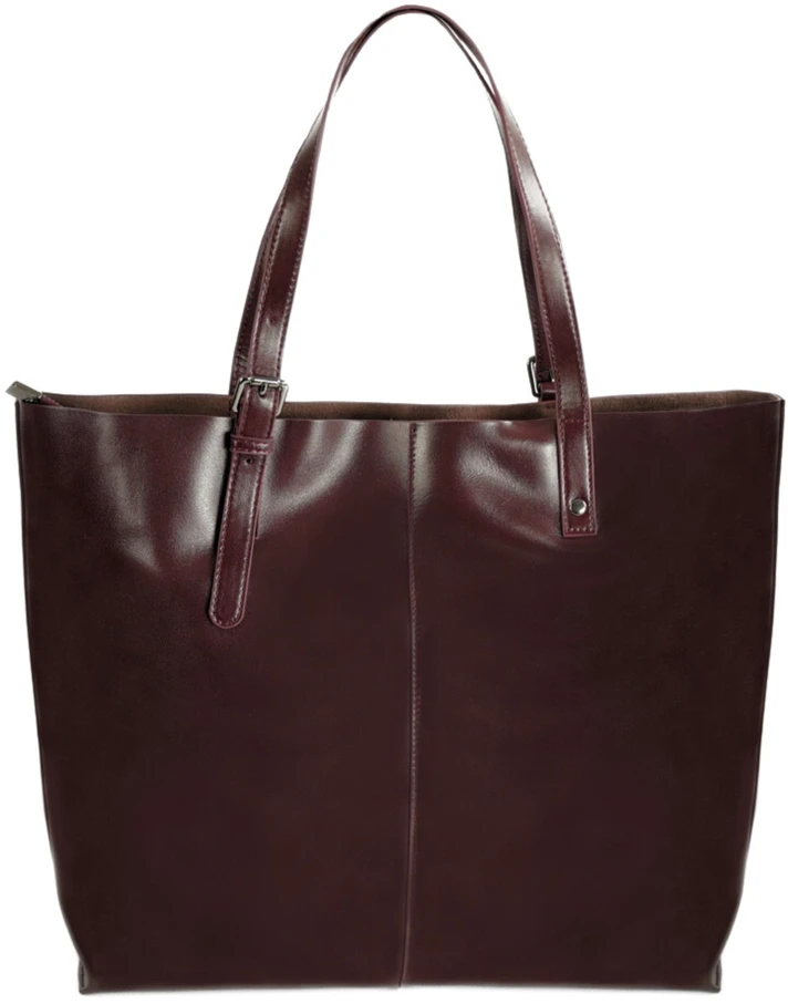 Moteriška shopper rankinė Solier FL32 Tivora – bordo