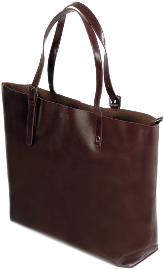 Moteriška shopper rankinė Solier FL32 Tivora – bordo