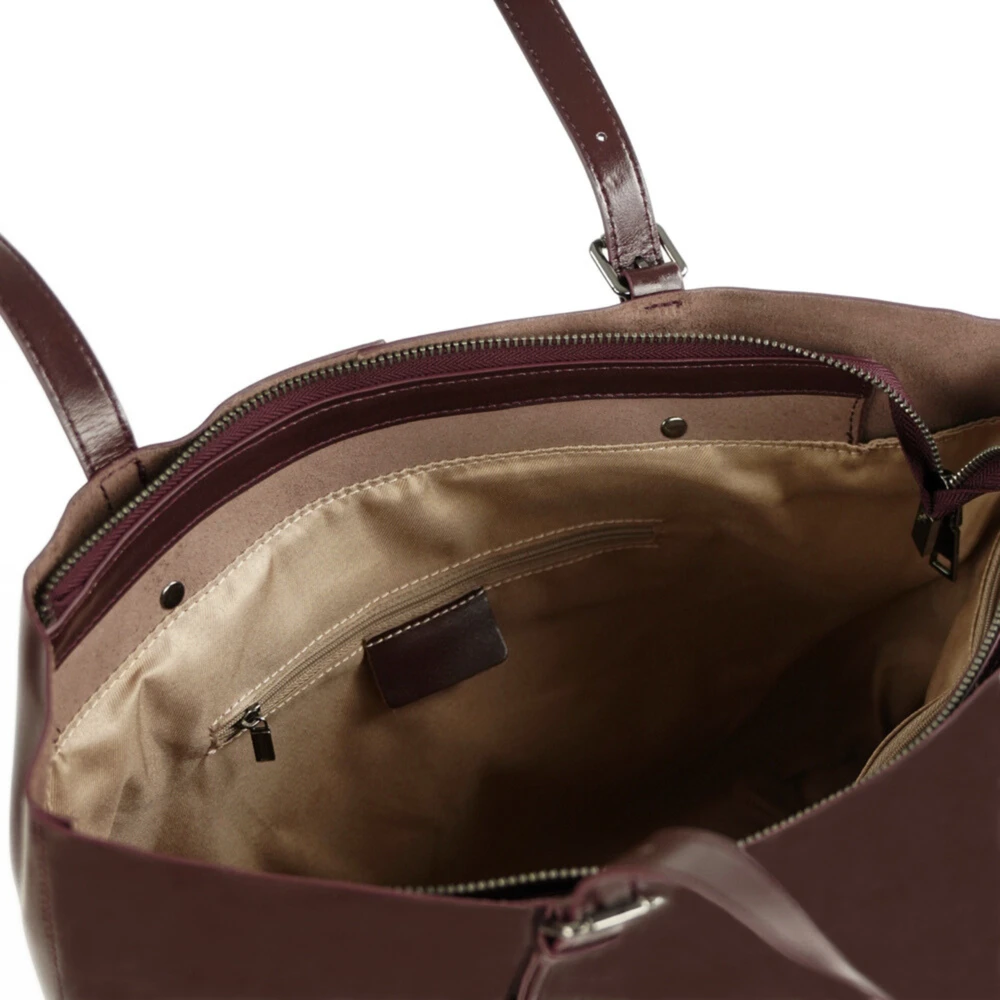 Moteriška shopper rankinė Solier FL32 Tivora – bordo