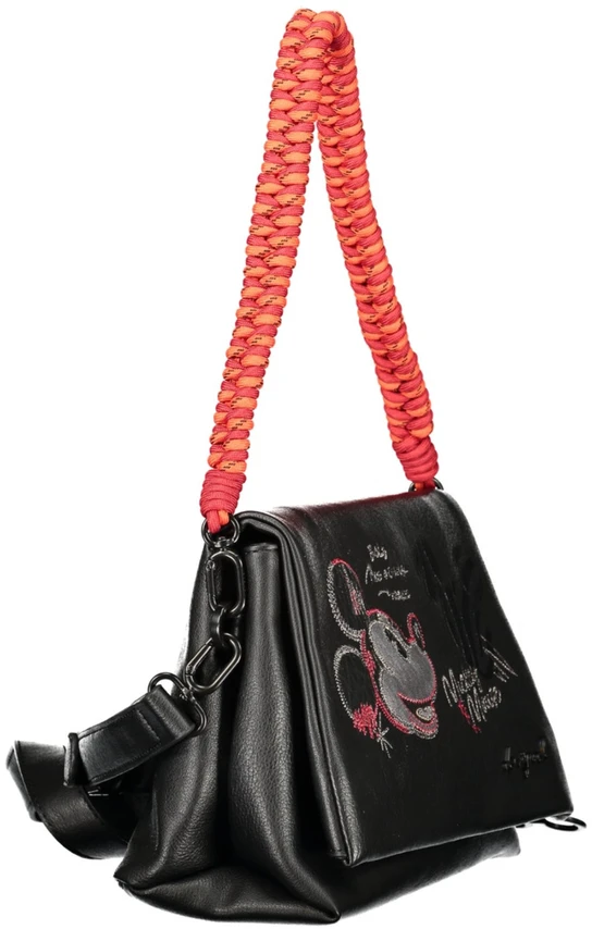 Kelioninis Juoda torebka damska Desigual Mickey Face Venecia 4.0