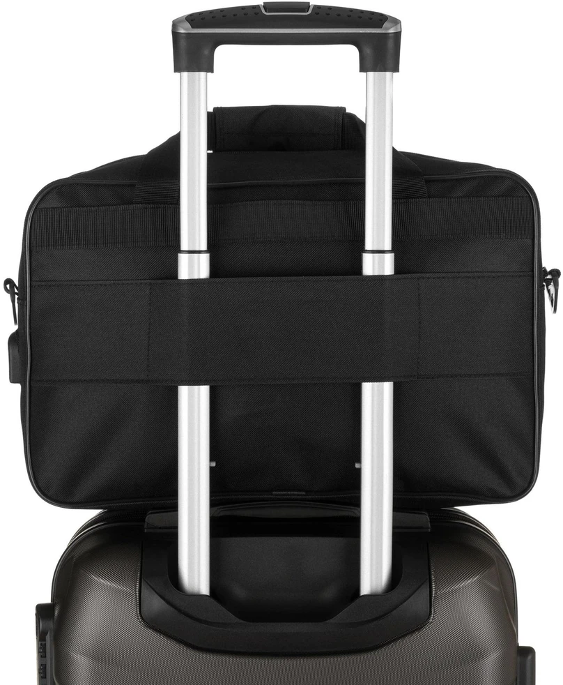 Kelioninis Poliestrowa damska torebka Rovicky R-TL15608 BLK