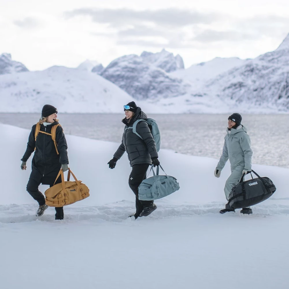 Kelioninis Thule | Chasm | Duffel bag | Atsparus vandeniui | Juodas