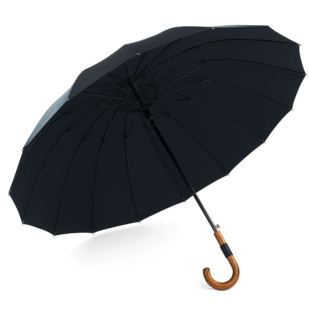 Automatinis sulankstomas skėtis Solier B091 – juoda