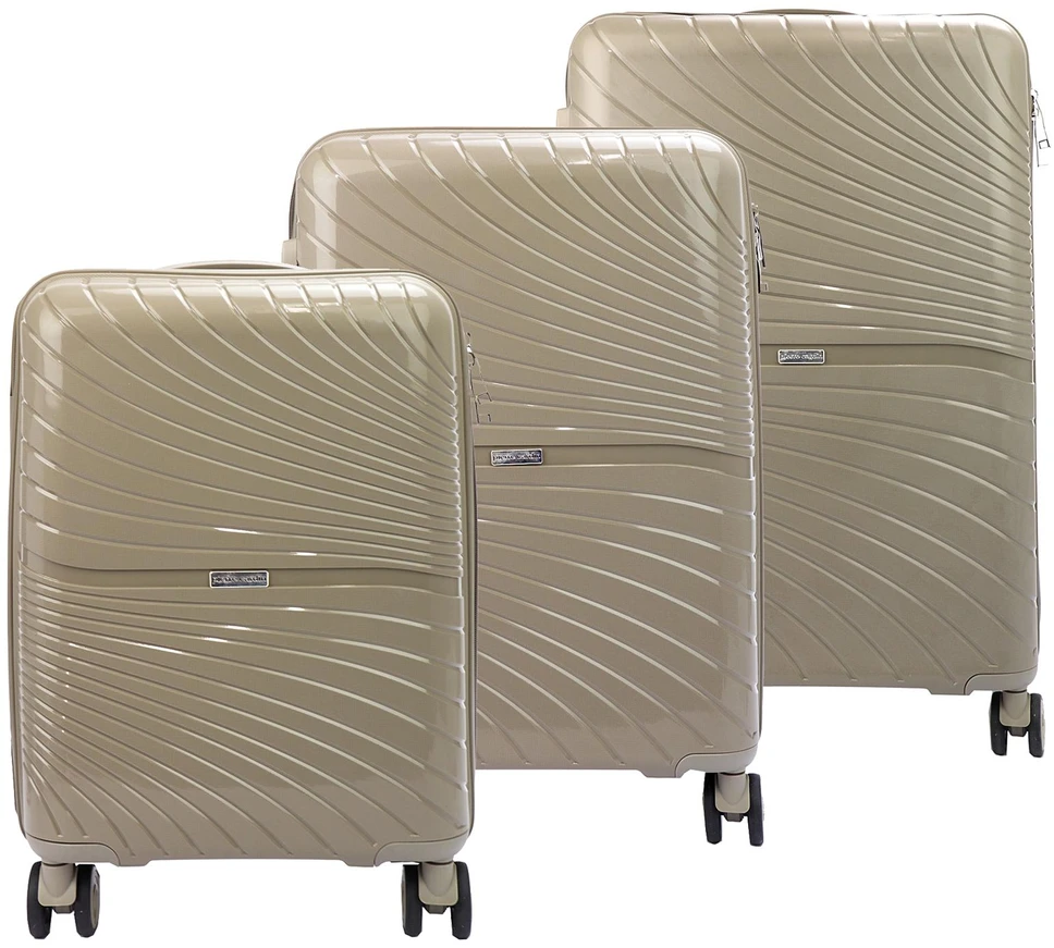 Kelioninis Mocne materiałowe walizki podróżne moterims Pierre Cardin 1103 JOY01 x3 Z