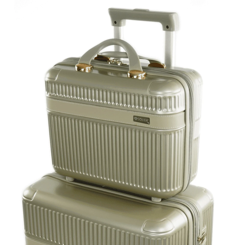 Kelioninis Solier Luggage SUITCASE M 24 STL945 ABS DARK Pilkas