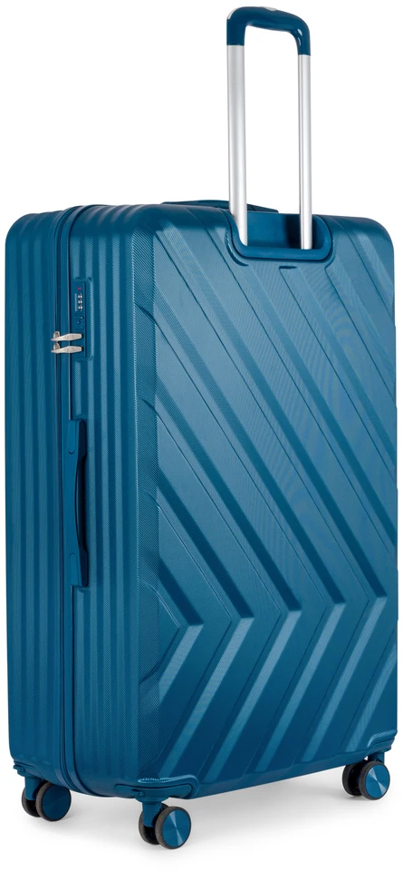 Solier Luggage Kelioninis lagaminas vidutinis M 24 kietas ABS - Solier KYOTO 1071 - Mėlyna