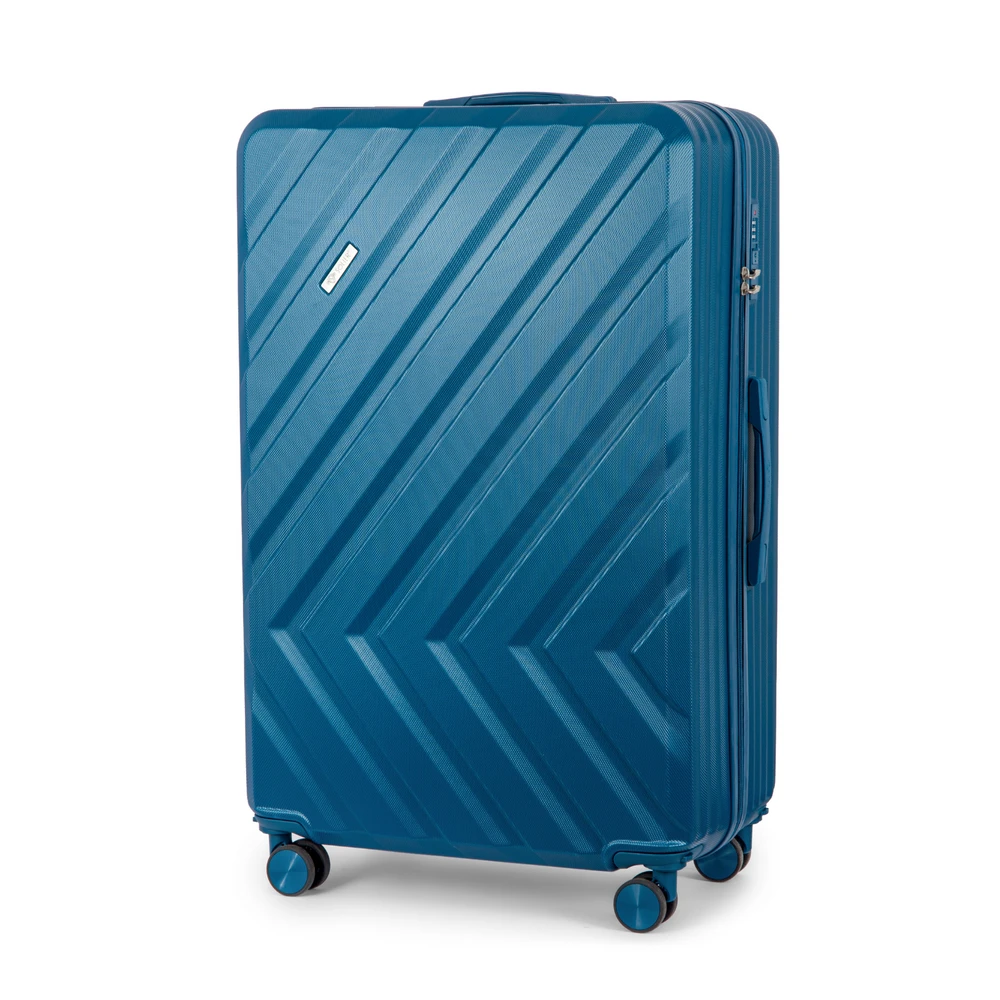 Solier Luggage Kelioninis lagaminas vidutinis M 24 kietas ABS - Solier KYOTO 1071 - Mėlyna