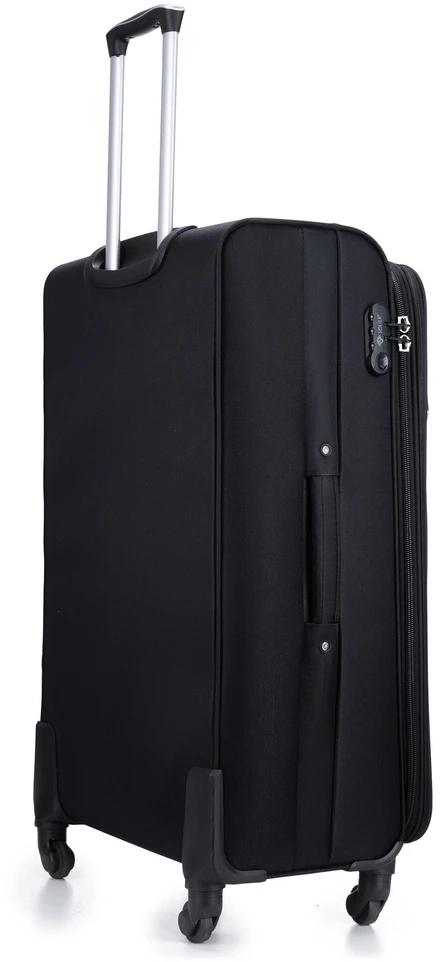Kelioninis Solier Luggage Large soft luggage XL Solier STL1651 juodas-žalias