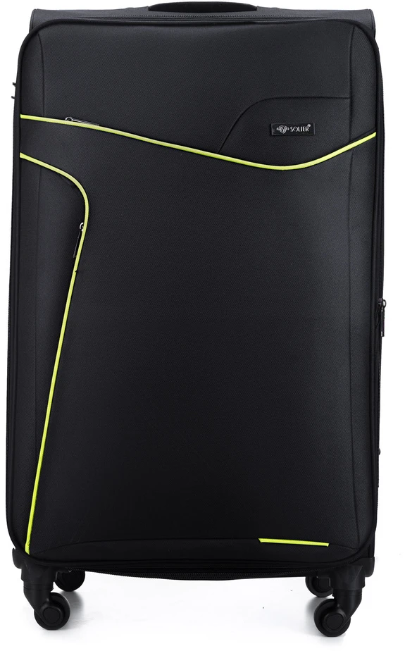 Kelioninis Solier Luggage Large soft luggage XL Solier STL1651 juodas-žalias