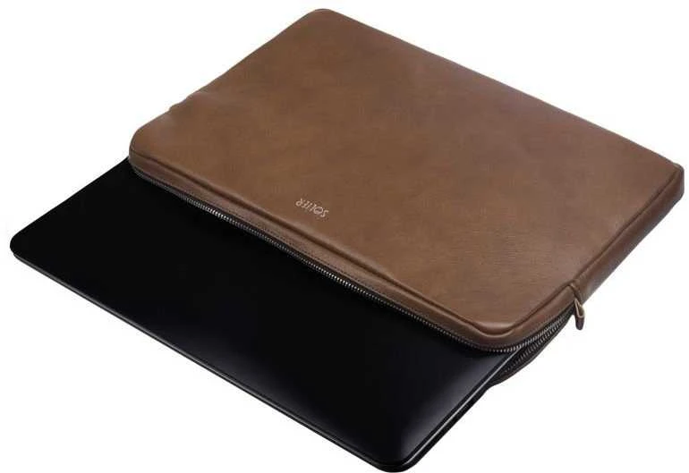 Kelioninis Natūralios odos nešiojamojo kompiuterio dėklas 13' Solier SA23 Vintage Brown