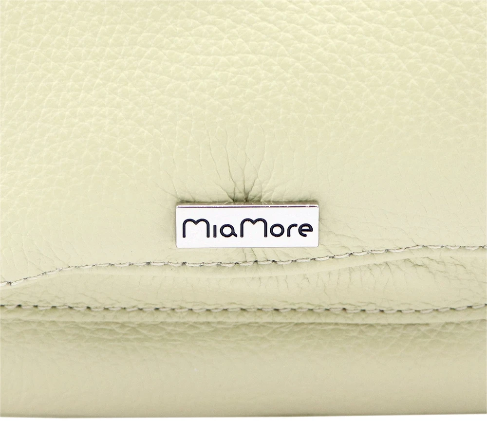 Moteriška odinė rankinė MiaMore 01-039, raudona, su sidabro spalvos detalėmis