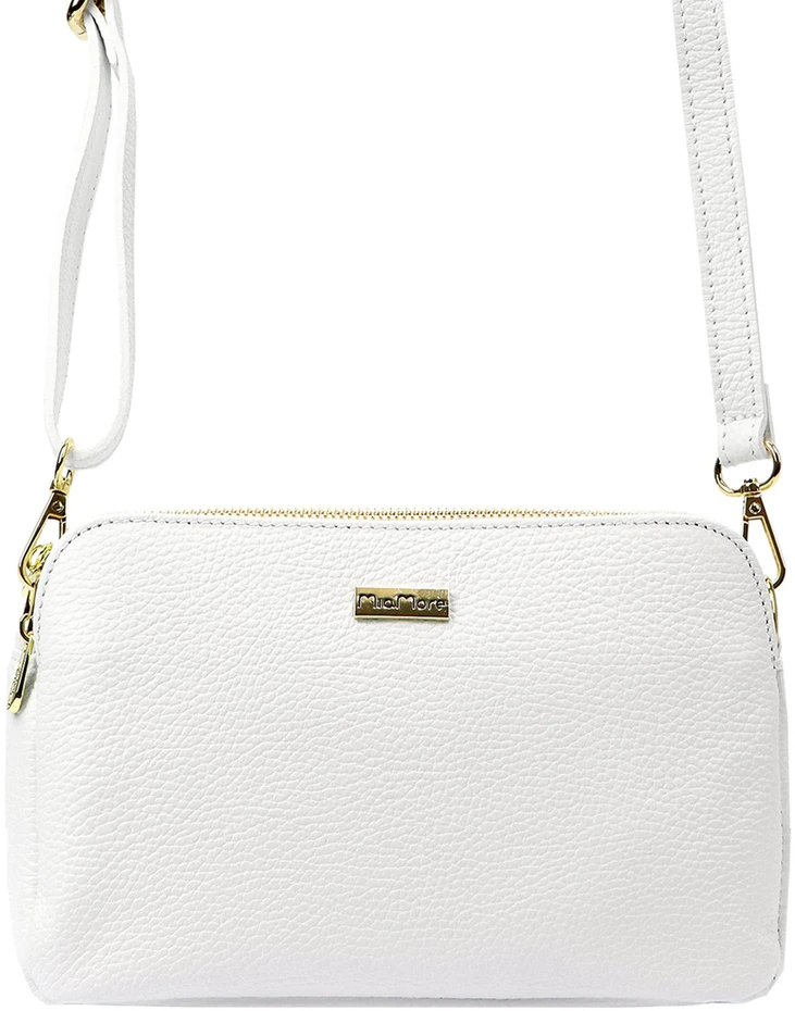 Moteriška odinė crossbody rankinė MiaMore, ruda