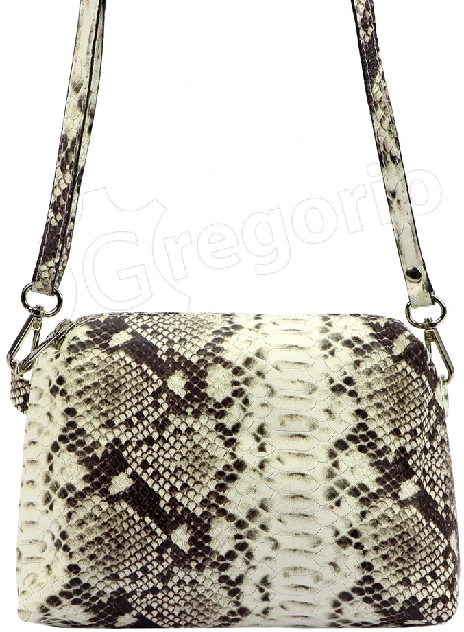 Moteriška odinė rankinė Patrizia 419-051, žalia, crossbody stiliaus
