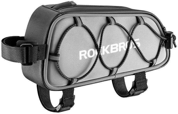 Rockbros 3012010901 bike frame bag 0.9 l – sidabrinis