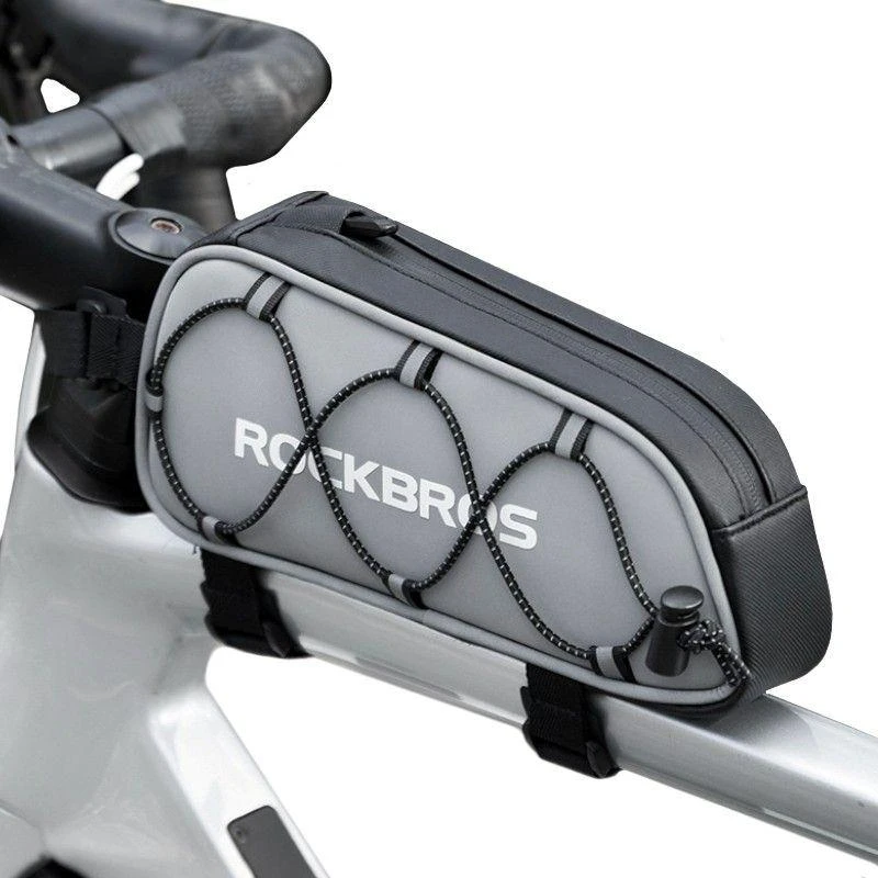 Rockbros 3012010901 bike frame bag 0.9 l – sidabrinis