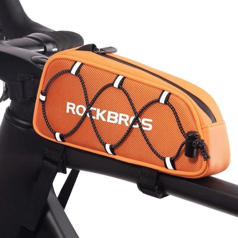 Krepšys ant rėmo RockBros 0,9 l, oranžinis