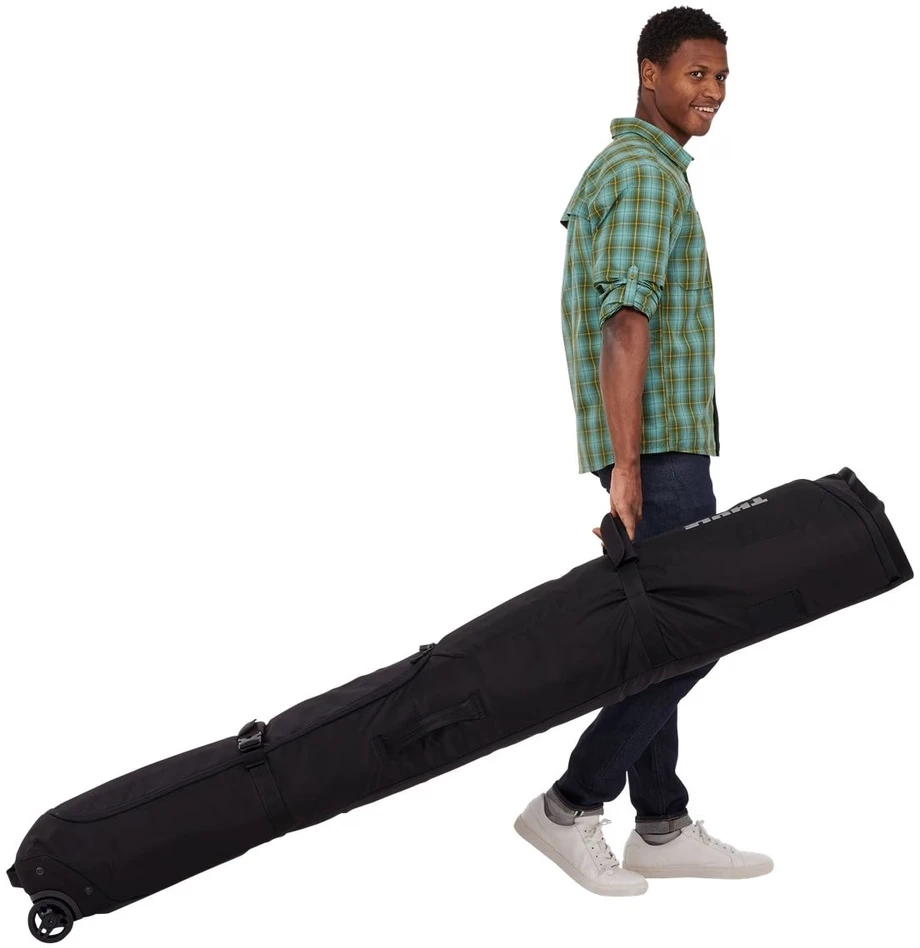 Kelioninis Slidžių krepšys su ratukais Thule Roundtrip 175 cm, juodas