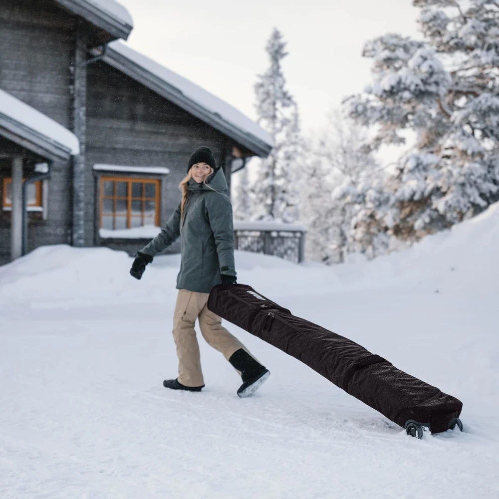 Kelioninis Slidžių krepšys su ratukais Thule Roundtrip 175 cm, juodas