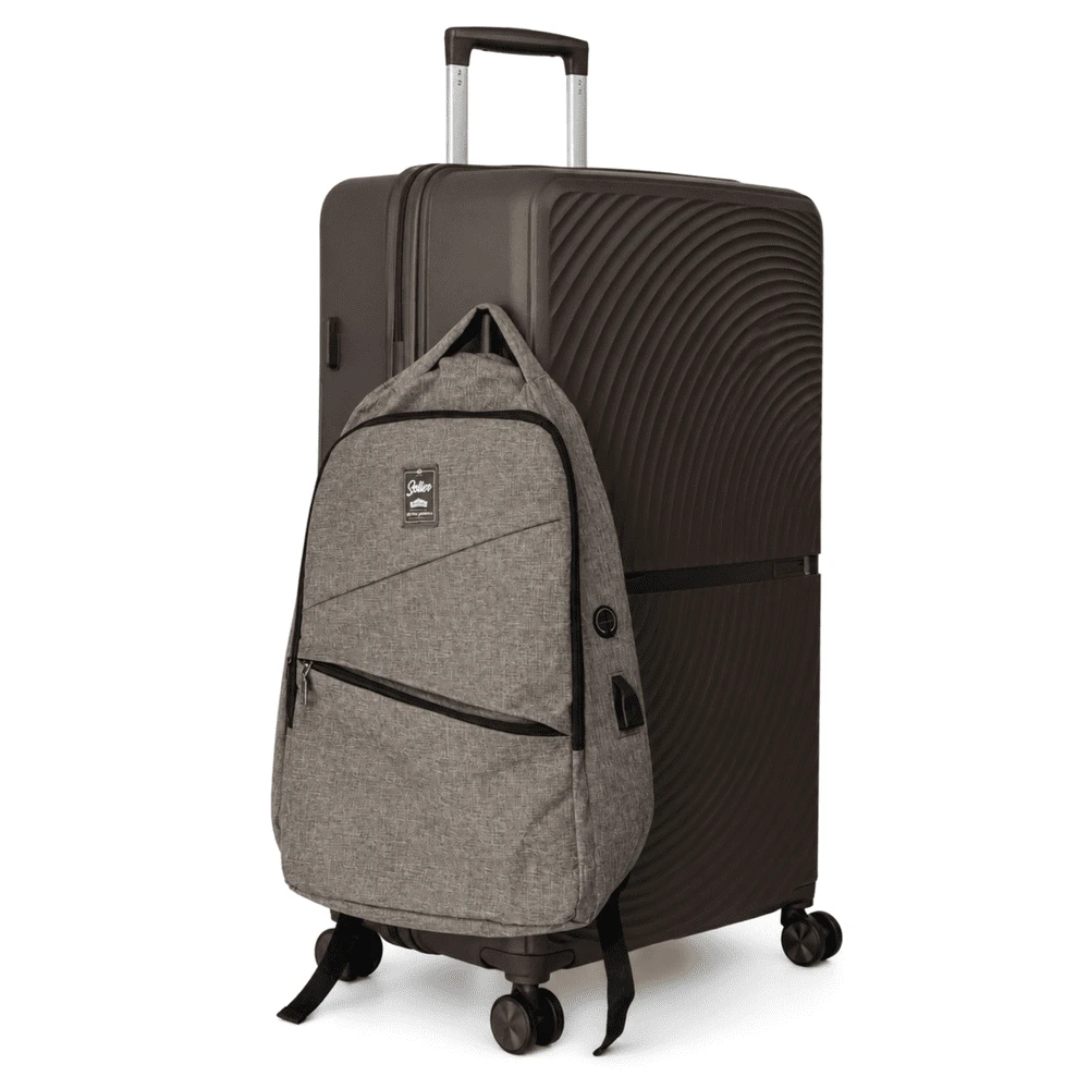 Kelioninis Solier Luggage SUITCASE M 24 STL945 ABS DARK Pilkas
