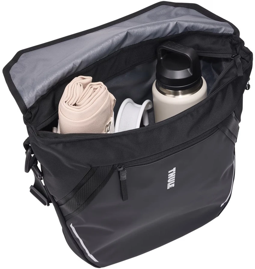 Kelioninis Thule Chasm Courier 22 l dviratinis krepšys su „InLock“, juodas