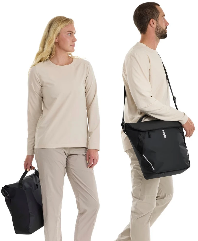 Kelioninis Thule Chasm Courier 22 l dviratinis krepšys su „InLock“, juodas
