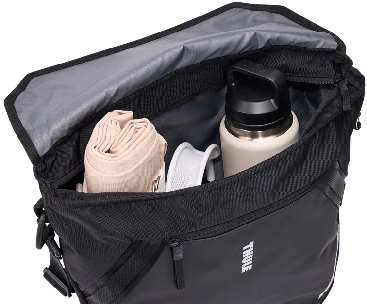Kelioninis Thule Chasm Courier 22 l dviratinis krepšys su „InLock“, juodas