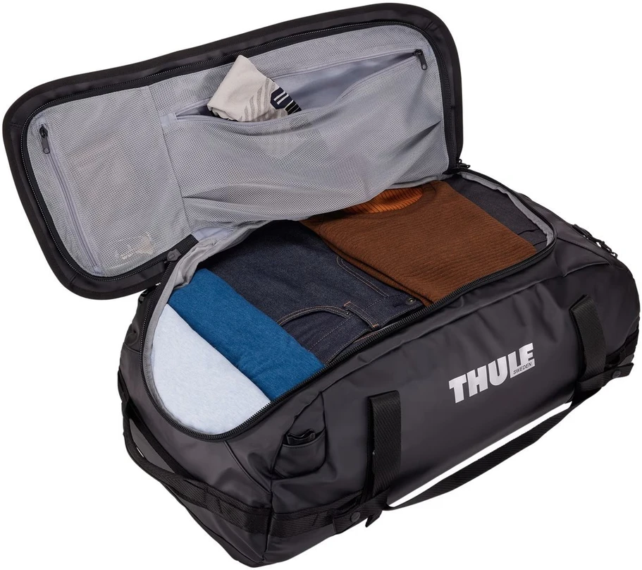 Kelioninis Thule Chasm Duffel kuprinė-krepšys 70 l, juoda