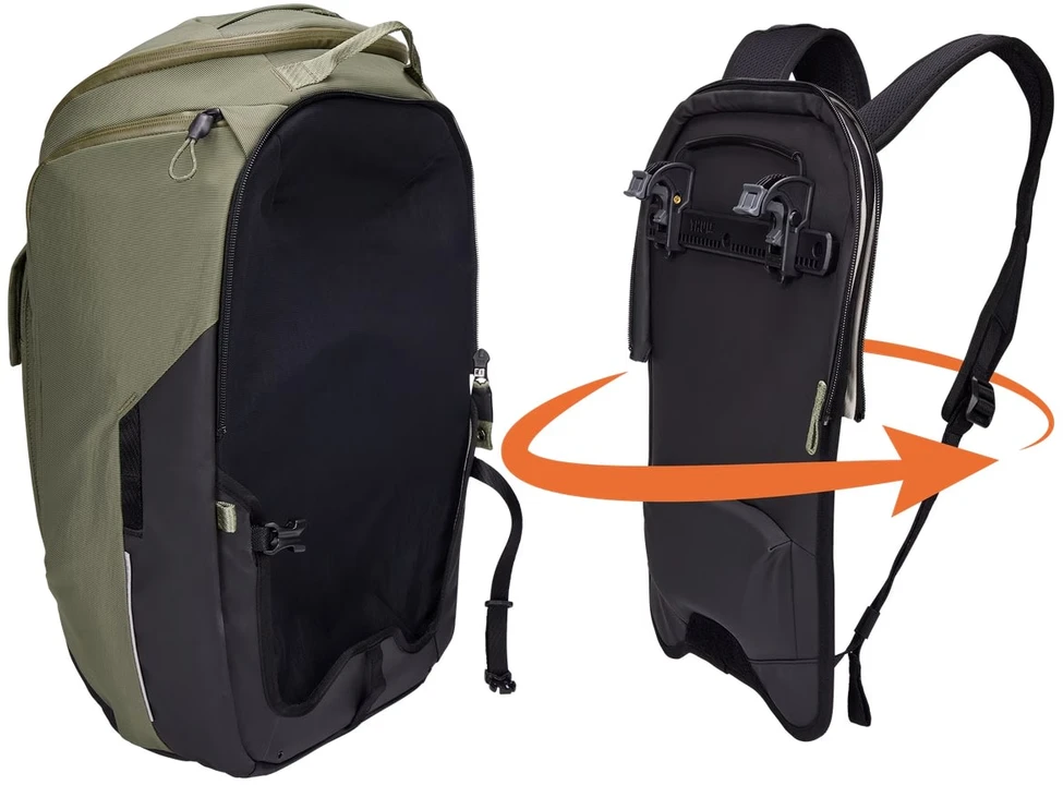 Kelioninis Thule Paramount Hybrid dviračio krepšys-kuprinė 26 l, Nutria