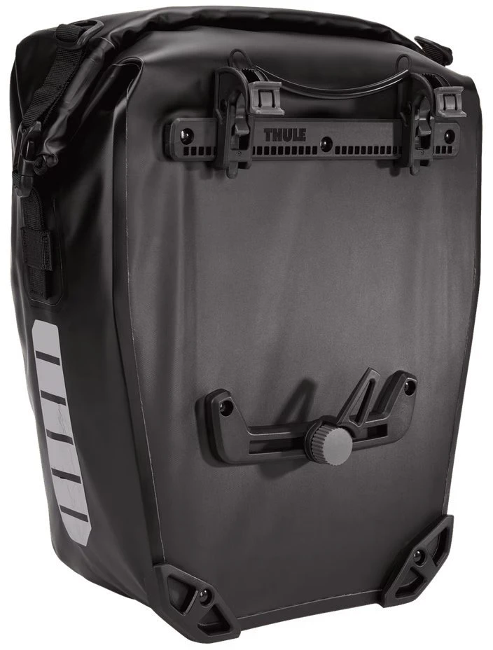 Kelioninis Thule Shield dviračio bagažinės krepšių pora, 25 l, juodi