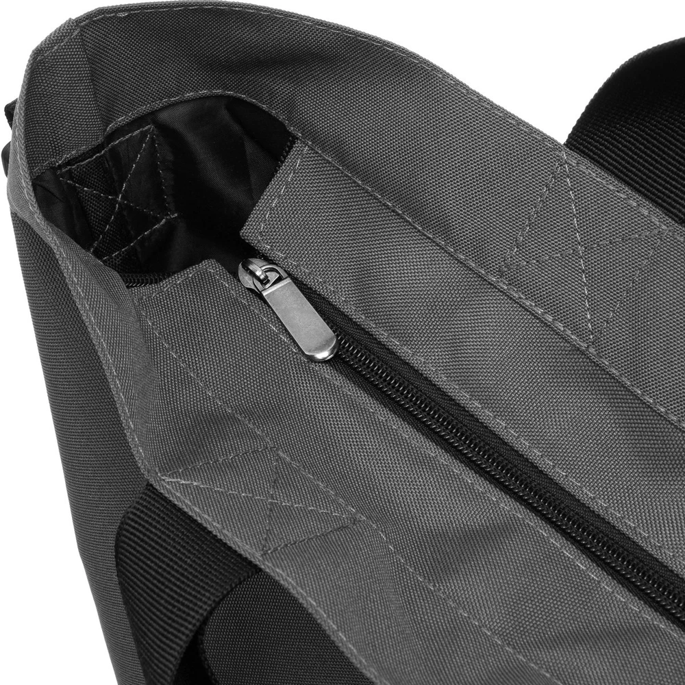Kelioninis Torebka damska shopperka materiałowa duża A4 modna na ramię torba pilka Beltimore R-TZ