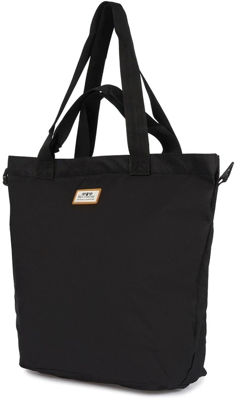 Didelė moteriška audinė shopper tipo rankinė A4 madinga juoda Beltimore R-TZ