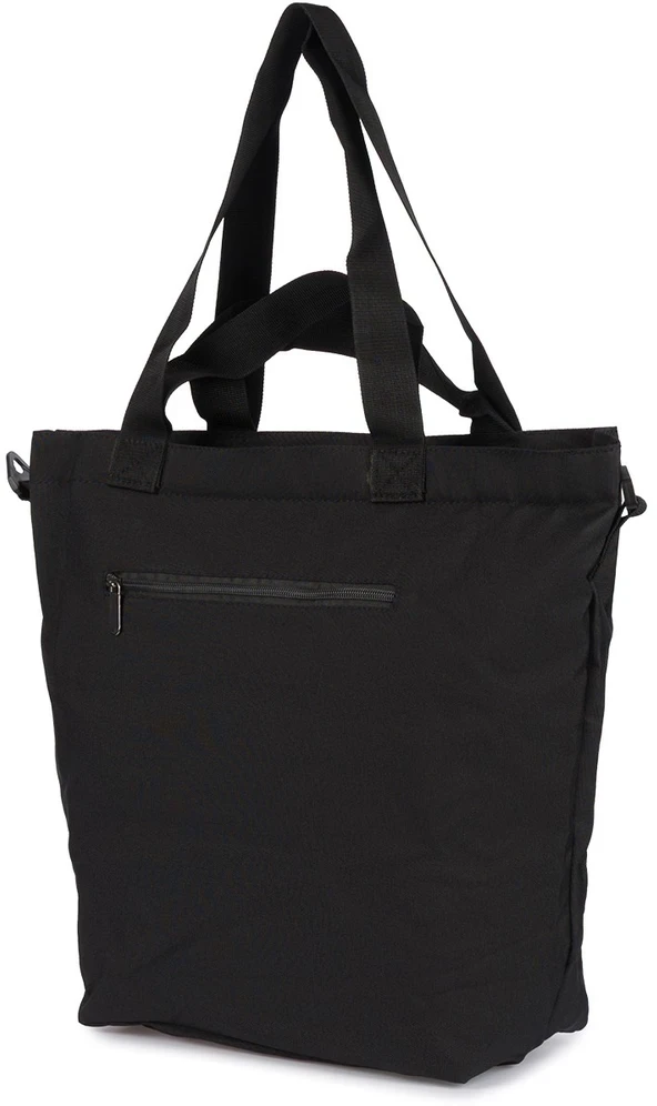 Didelė moteriška audinė shopper tipo rankinė A4 madinga juoda Beltimore R-TZ