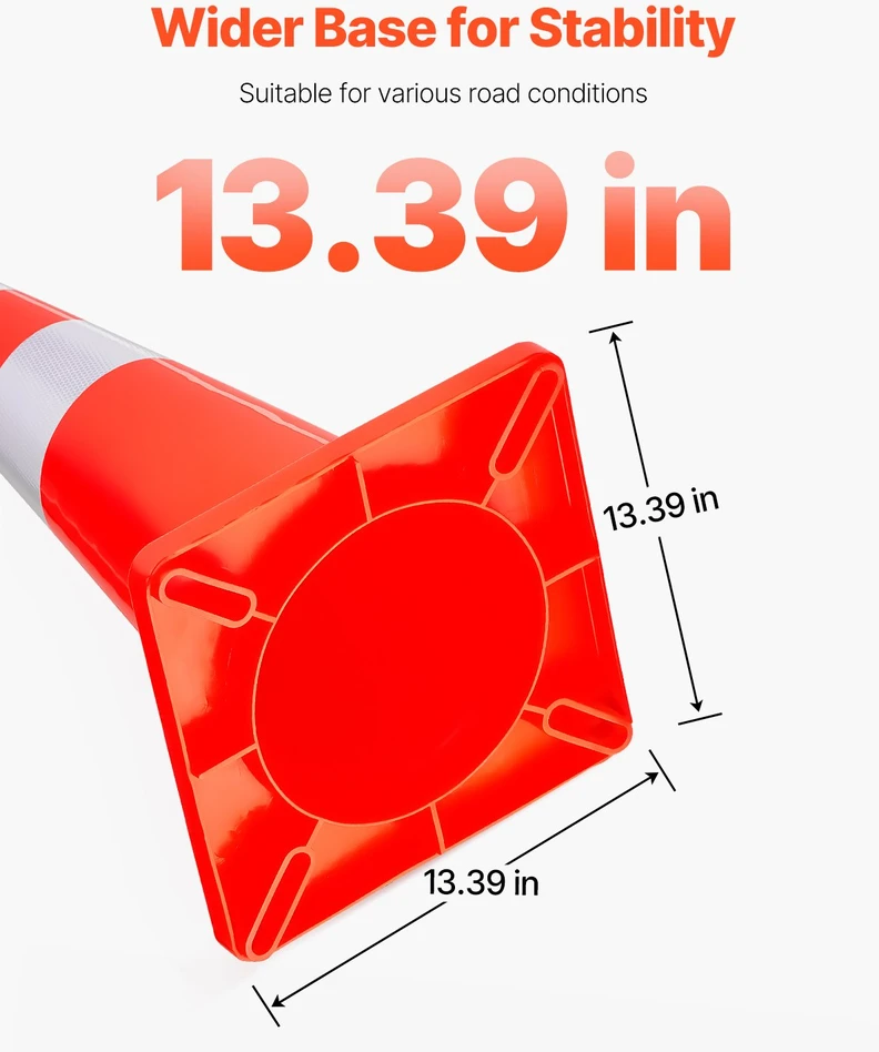 VEVOR Saugaus eismo kūgeliai, 73 cm, 12 vnt.