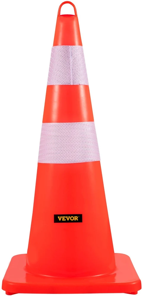 VEVOR Oranžiniai eismo kūgiai su atšvaitais